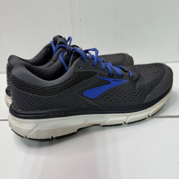 Brooks Dyad 10 Womens Size 9 Medium Gray & Blue Running Shoes - Picture 7 of 10